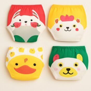 ডায়াপ্যান্ট/ন্যাপি 4 পিছ কম্বো